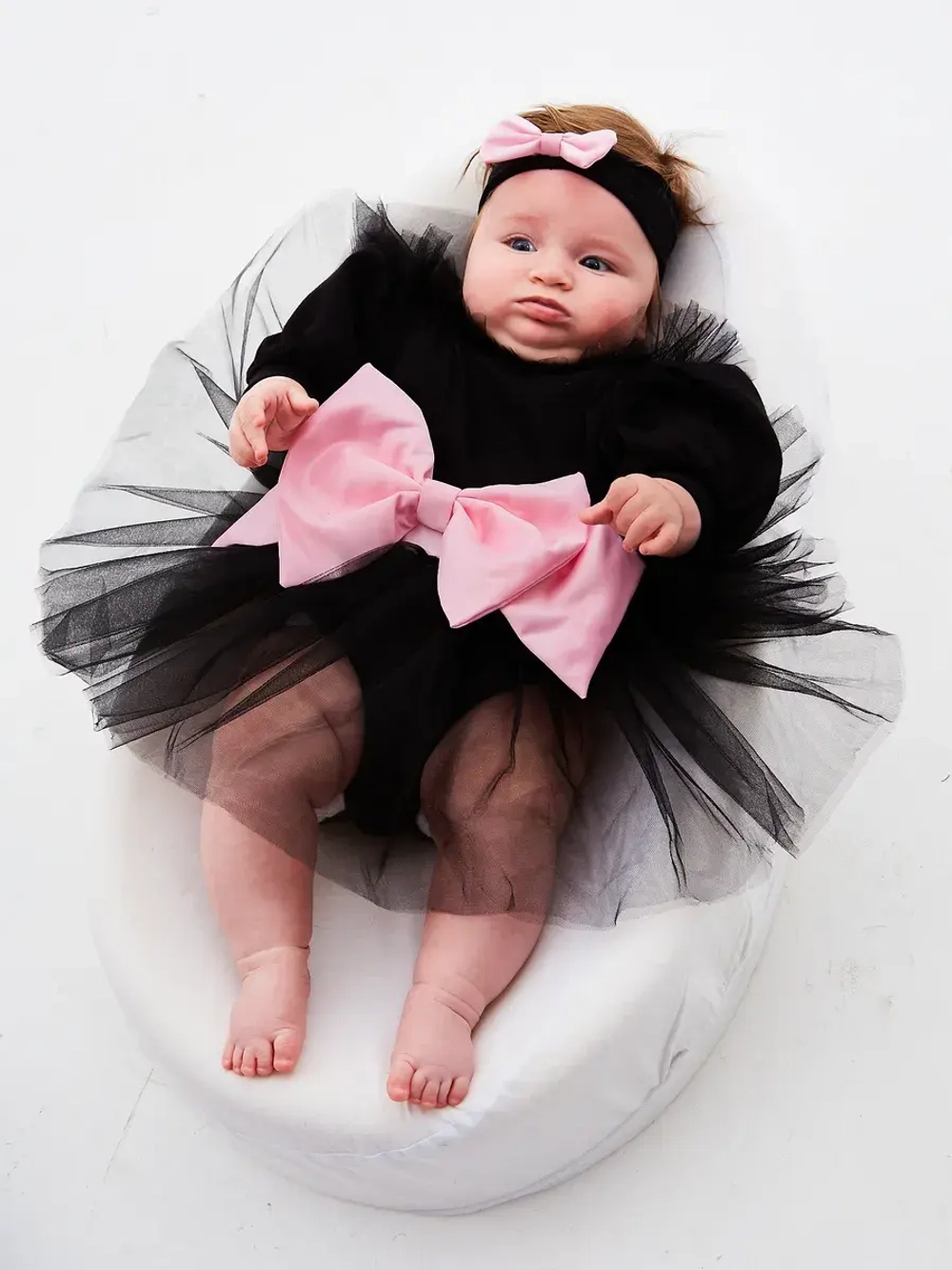 Платье-боди для новорожденной