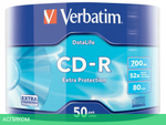 CD-R диск Verbatim 700MB 52x bulk (43787)