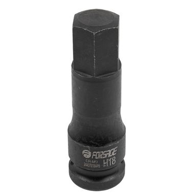 Головка-бита 6-гранная ударная 18мм,1/2'' Forsage F-24407818MPB