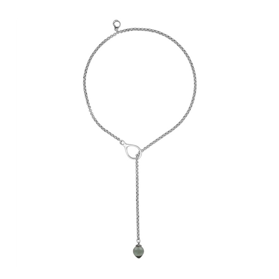 Колье Ciclon с муранским стеклом и серебряным покрытиемAmira B213816-45