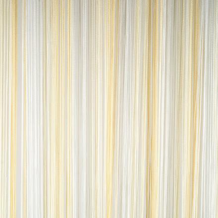 Нитяные шторы легкие радуга - белые, молочные 300 х 280 см. Арт. 121