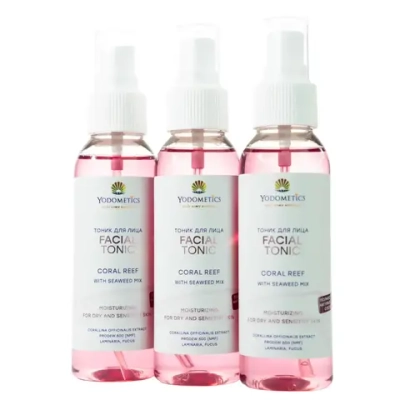 Тоник Yodometics для лица увлажняющий "Коралловый риф", 100 мл