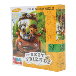 Пазл деревянный фигурный "Best friends" 50дет.