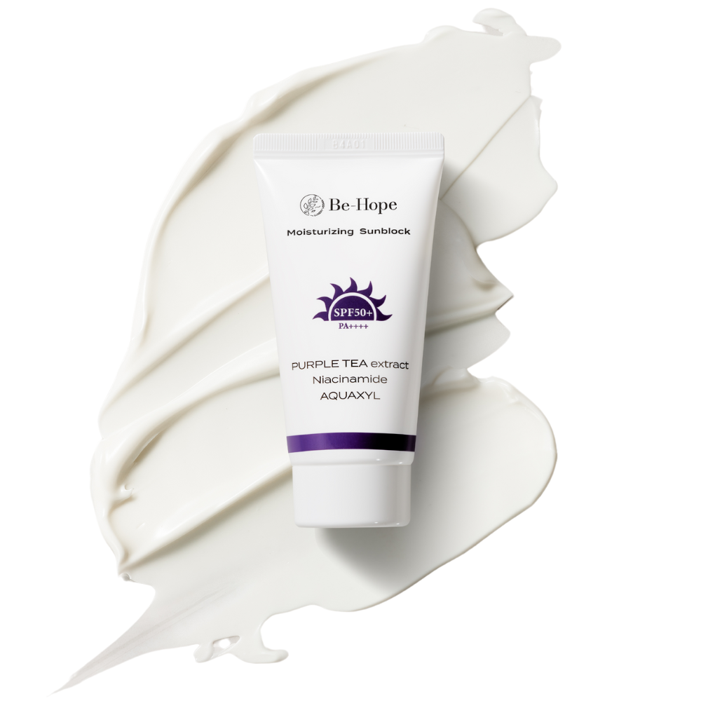BE-HOPE Luxury VEGAN Moisturizing Sunblock - Веганский увлажняющий солнцезащитный крем (50 мл)