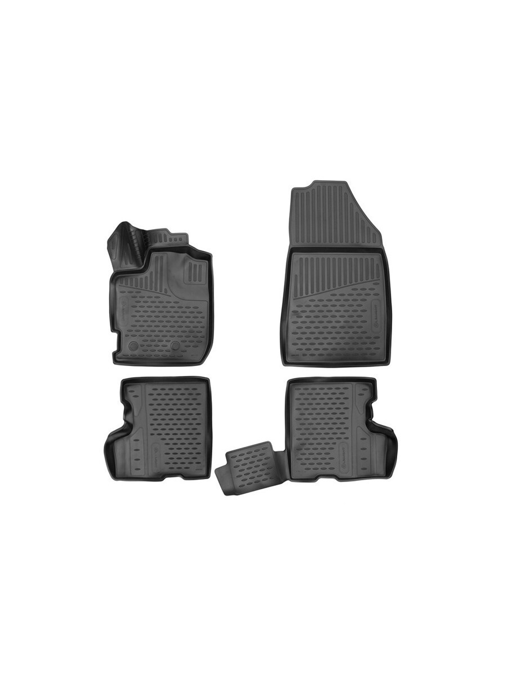 Коврики в салон для RENAULT Duster II 2021 - , 4шт. (полиуретан) ELEMENT3DA0N202210K