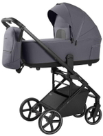 Коляска Carrello Alfa CRL-6522 2025 Cybex Aton B2 i-Size Dynamic Red 3 в 1 Fashion Grey