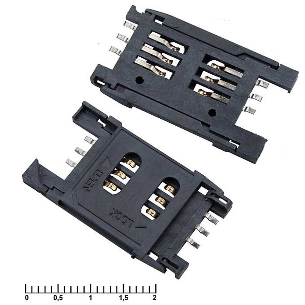 Держатель SIM-карты ICA-501-006 (KSI-06211-AP) 6PI