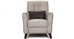 Кресло Френсис велюр серо-бежевый