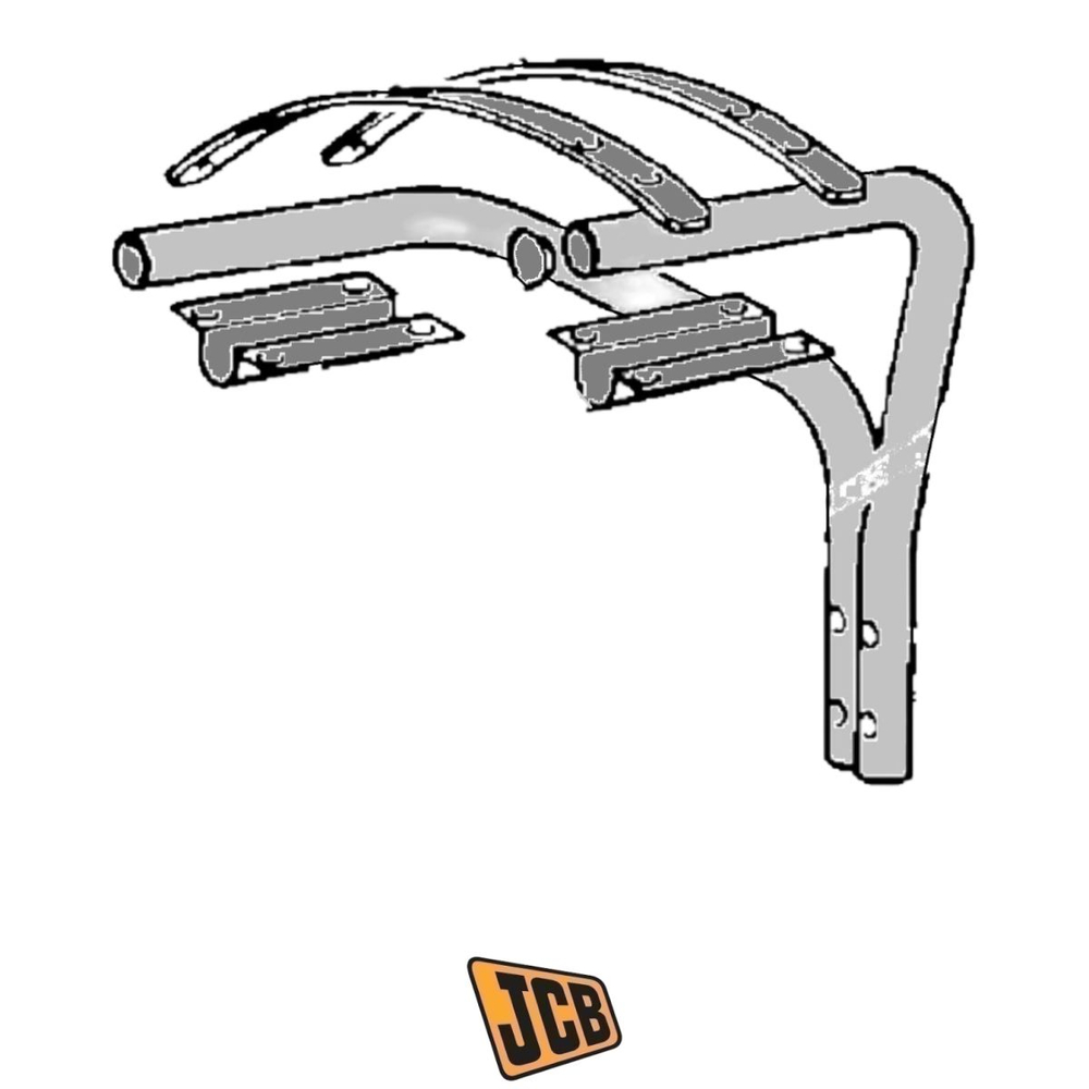 Кронштейн крыла слева JCB 335/02580