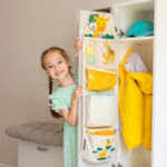 Кармашки для детского сада на резинке. Жираф