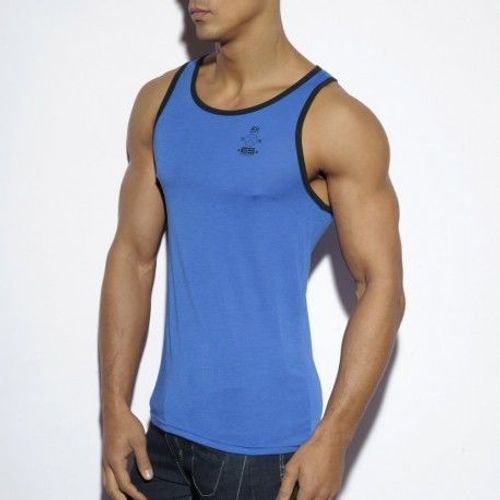 Мужская майка голубая ES COLLECTION TANK-TOP Blue м201