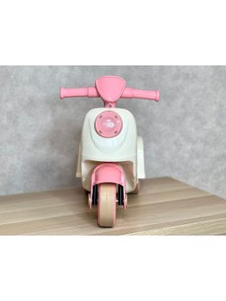 Беговел для малышей мотоцикл розовый (17886-1)