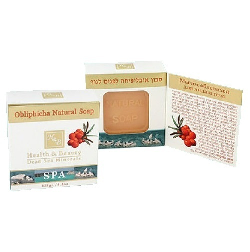 Мыло натуральное с Облепихой Health&Beauty 125г