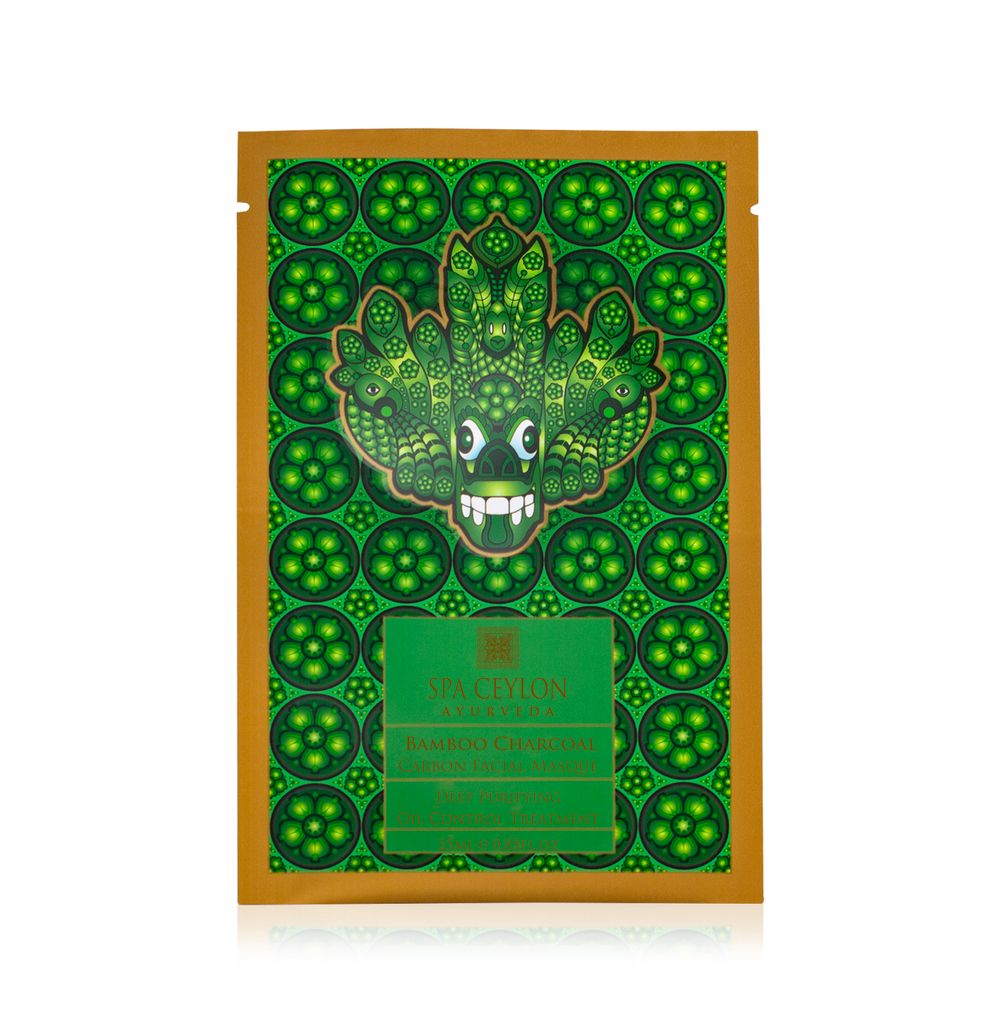 Карбоновая тканевая маска для лица "БАМБУКОВЫЙ УГОЛЬ"