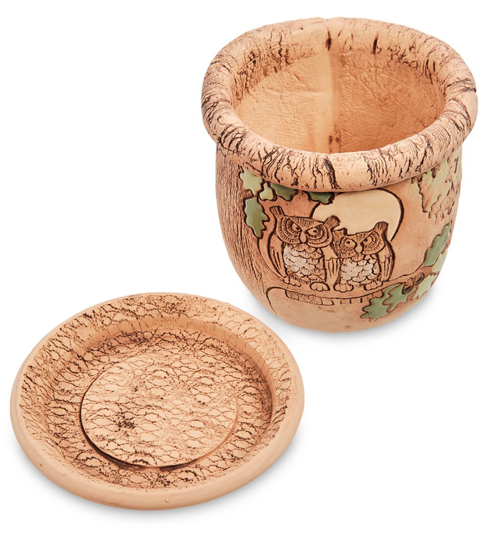 ZLC-161-S Горшок цветочный «Совы» D-12