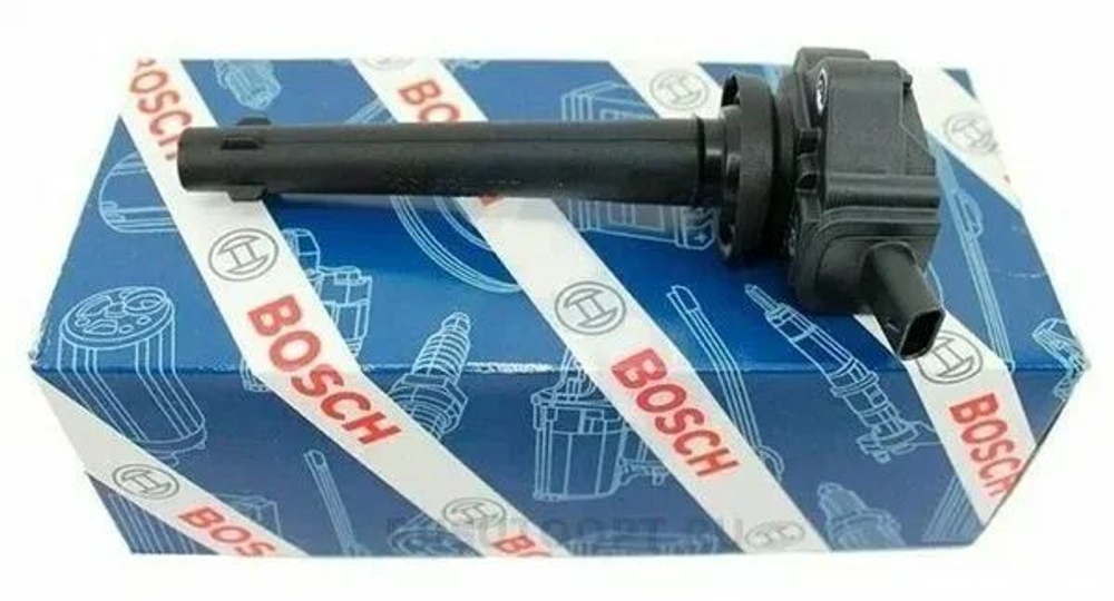 Катушка зажигания ЗМЗ 405, 406, 409 BOSCH 0221504027 для ГАЗ, УАЗ дв. ЗМЗ 405, 406, 409
