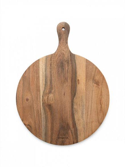 Доска сервировочная DeNASTIA акация с ручкой 40x30x1,5 коричневый