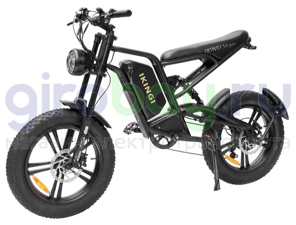 Электровелосипед IKINGI S6 PRO (60V/23Ah) - Черный Электровелосипед IKINGI S6 PRO (60V/23Ah) - Черный фото №1