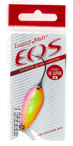 Блесна колеб. Lucky John EOS длин.39мм/05.0г 018
