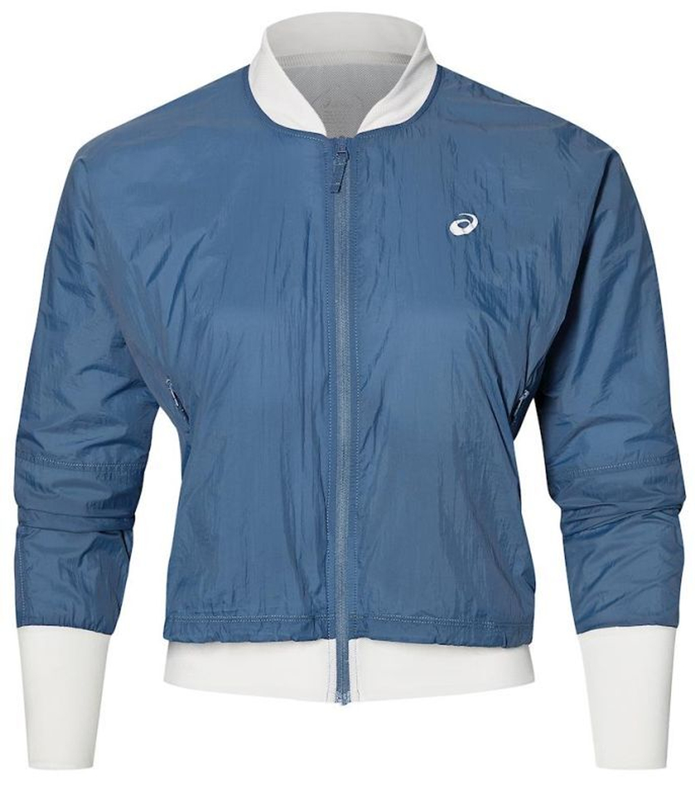Женская Кофта теннисная Asics Women Tennis Jacket - azure