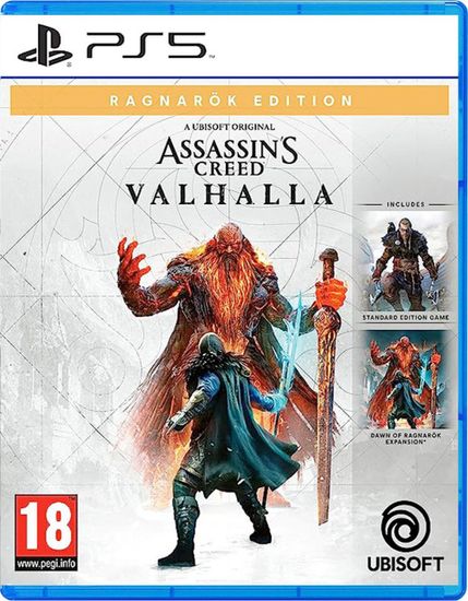PS5 Assassins Creed Вальгалла: Ragnarоk Edition, без кода (Б/У, Полностью на русском языке, PPSA-01532)