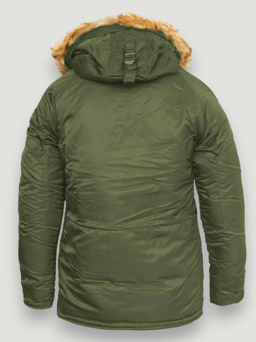 Куртка Аляска N-3B Husky Denali 2022 (т. зеленая - dark green)