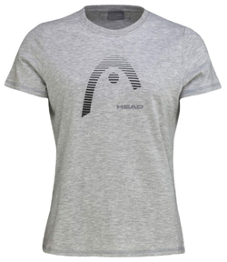 Женская теннисная футболка Head Club Lara T-Shirt - grey melange