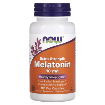 Now Foods Melatonin 10 mg 100 Veg Capsules , Мелатонин