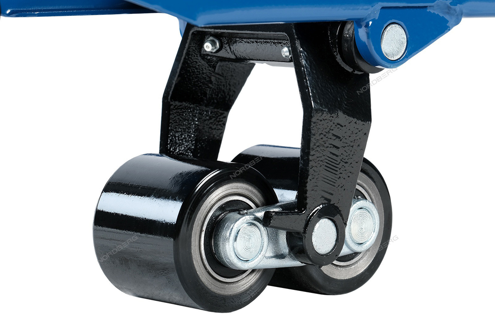 NORDBERG (N3901-25R) Тележка (рохля) складская гидравлическая 2.5 т, усиленная, с резиновыми колесами