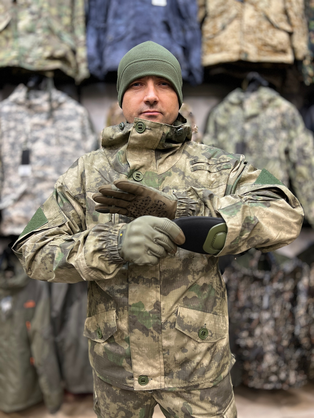 Костюм Горка 6М "Зелёный лес" с флисом, Рип-стоп (Беларусь)