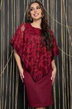 Платье Твой выход (бордовое) П11710 LT Collection (Акция)