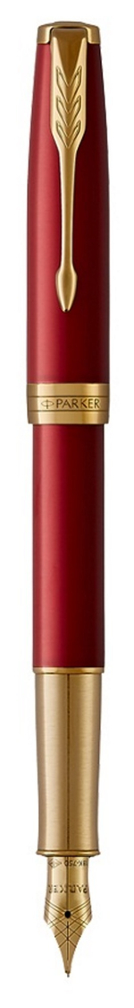 Ручка перьевая Parker "Sonnet Red GT" 0,8мм, подар. уп.