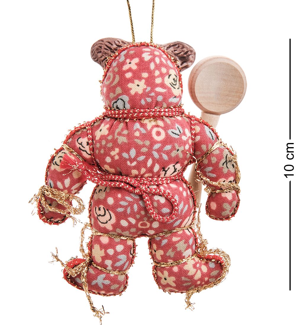 RK-829/4 Кукла подвесная «Медвежонок с ложкой»