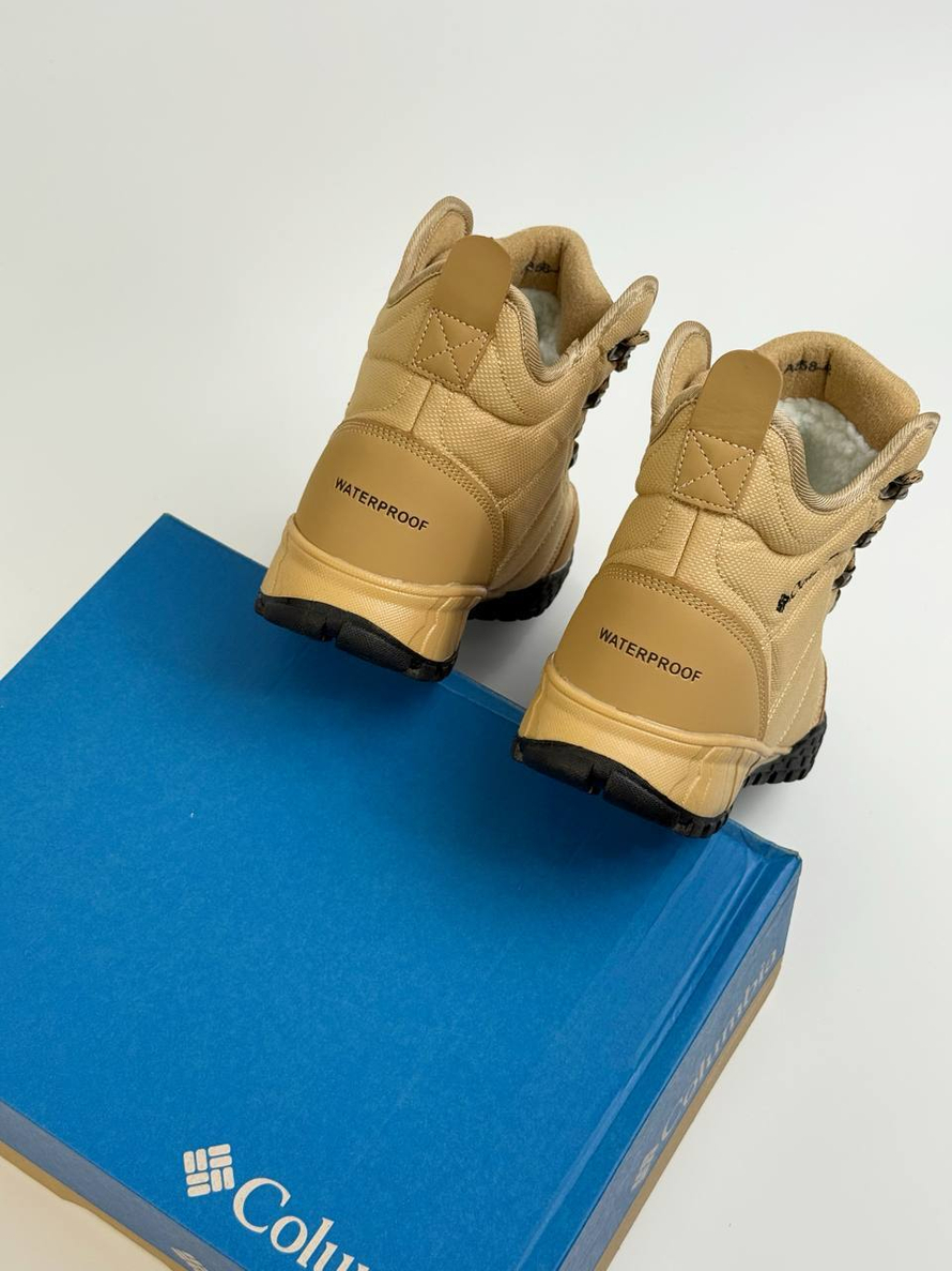 Кроссовки Columbia на меху #B37 (беж.)