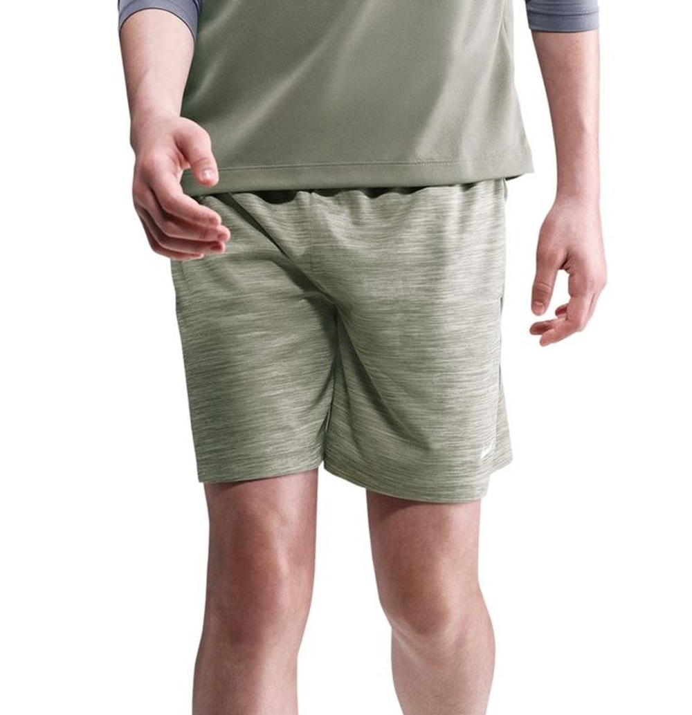 Детские теннисные шорты Nike Kids Dri-FIT Multi Big Training - light army/olive aura/white
