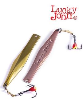 Блесна вертикальная зимняя Lucky John KALOMIES с цепочкой и тройником  60мм GC блистер