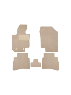 Коврики в салон для JAC JS4 2022- внедорожник , 5шт. (текстиль, бежевые) KLEVER0412600222112KH