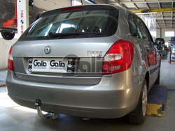 Фаркоп оцинкованный Galia S082A для Skoda Fabia седан/универсал 2000-2014(паспорт и сертификат в комплекте)(без электрики)