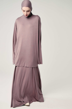 Юбка база широкая мокко