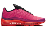 Nike Air Max 97 Plus Hyper Magenta low-cut running shoes for men and women the same crimson