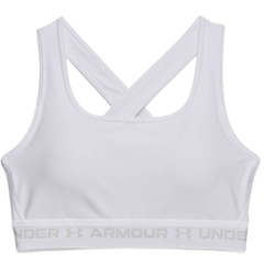 ТОП теннисный Under Armour Crossback Mid Bra - белый