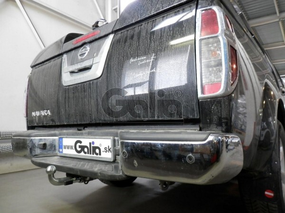 Фаркоп оцинкованный Galia N052A для Nissan Navara D40 2005-(паспорт и сертификат в комплекте)(без электрики)