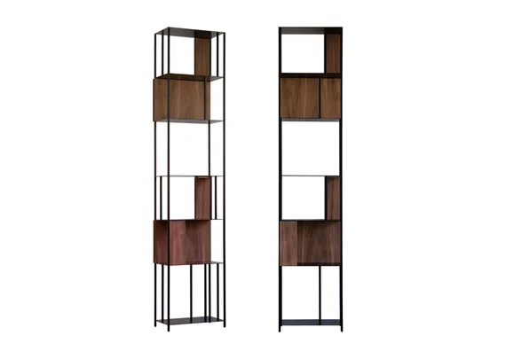 Сет №2 из панелей для стеллажа Stripe (орех)