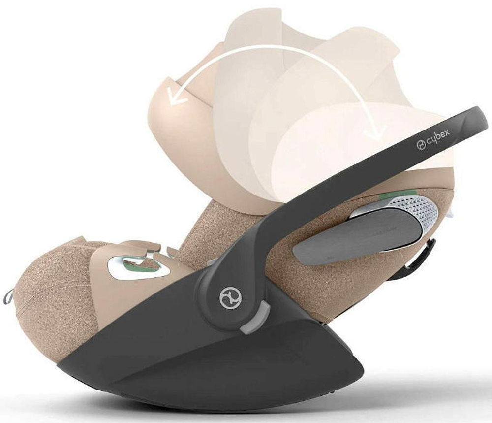 Коляска Cybex Balios S Lux TPE complete Cloud T Cozy Beige Plus 3 в 1 Stormy Blue с дождевиками