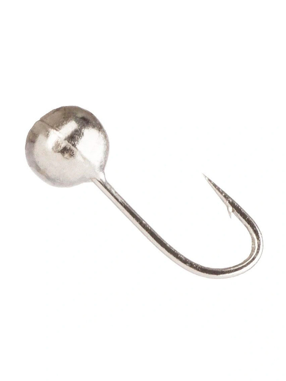 Мормышка Helios вольфрамовая Шар с отверстием 4мм 0,65гр Sil (MW-1940-Sil)