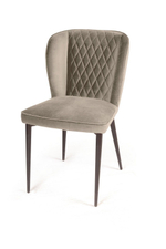 Стул Next, бархат пепельно-бежевый 25