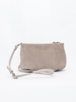 Сумка через плечо маленькая натуральная замша