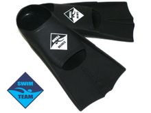 Ласты для бассейна размер 36-38 SWIM TEAM :TE-2737-1  (чёрный)
