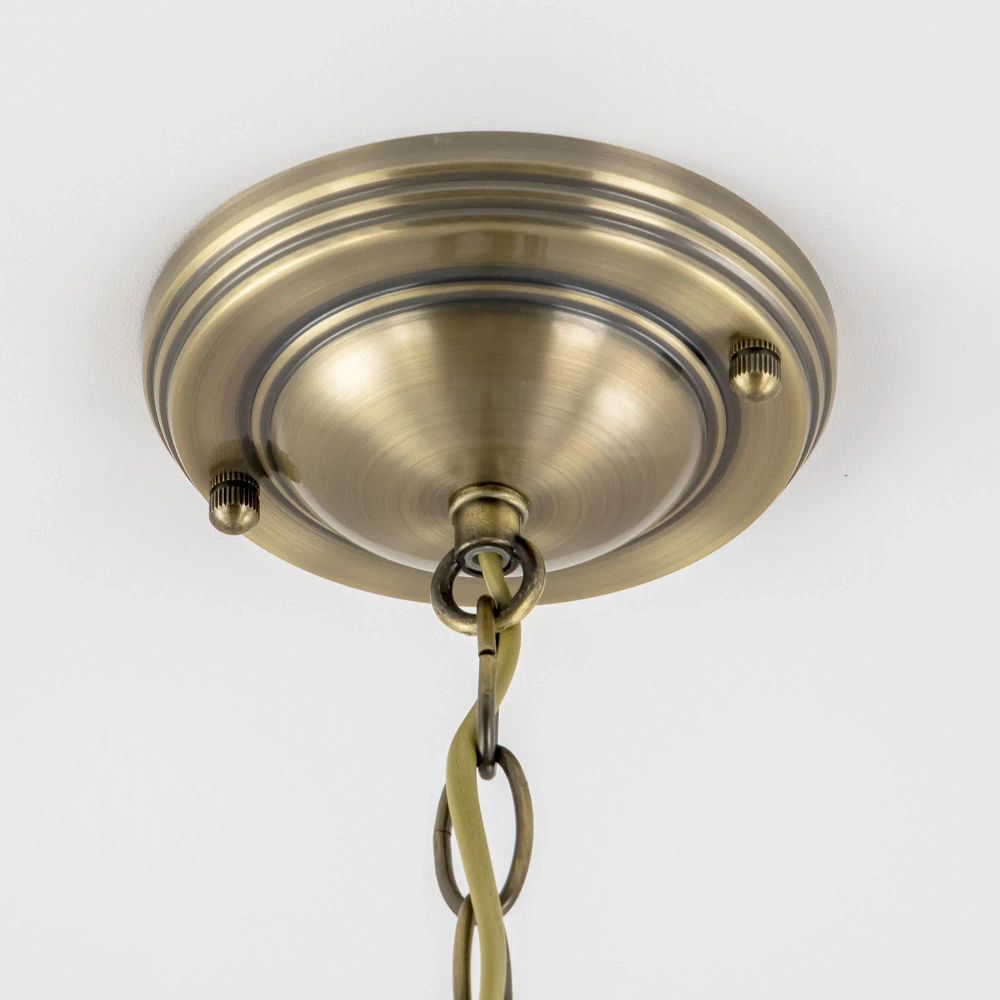 Citilux Витра-2 CL442230 Люстра подвесная витражная Бронза