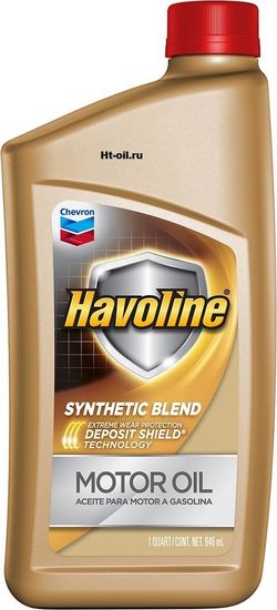 HAVOLINE SYNTHETIC BLEND 10W-30 моторное масло для бензиновых двигателей Chevron (1 литр)